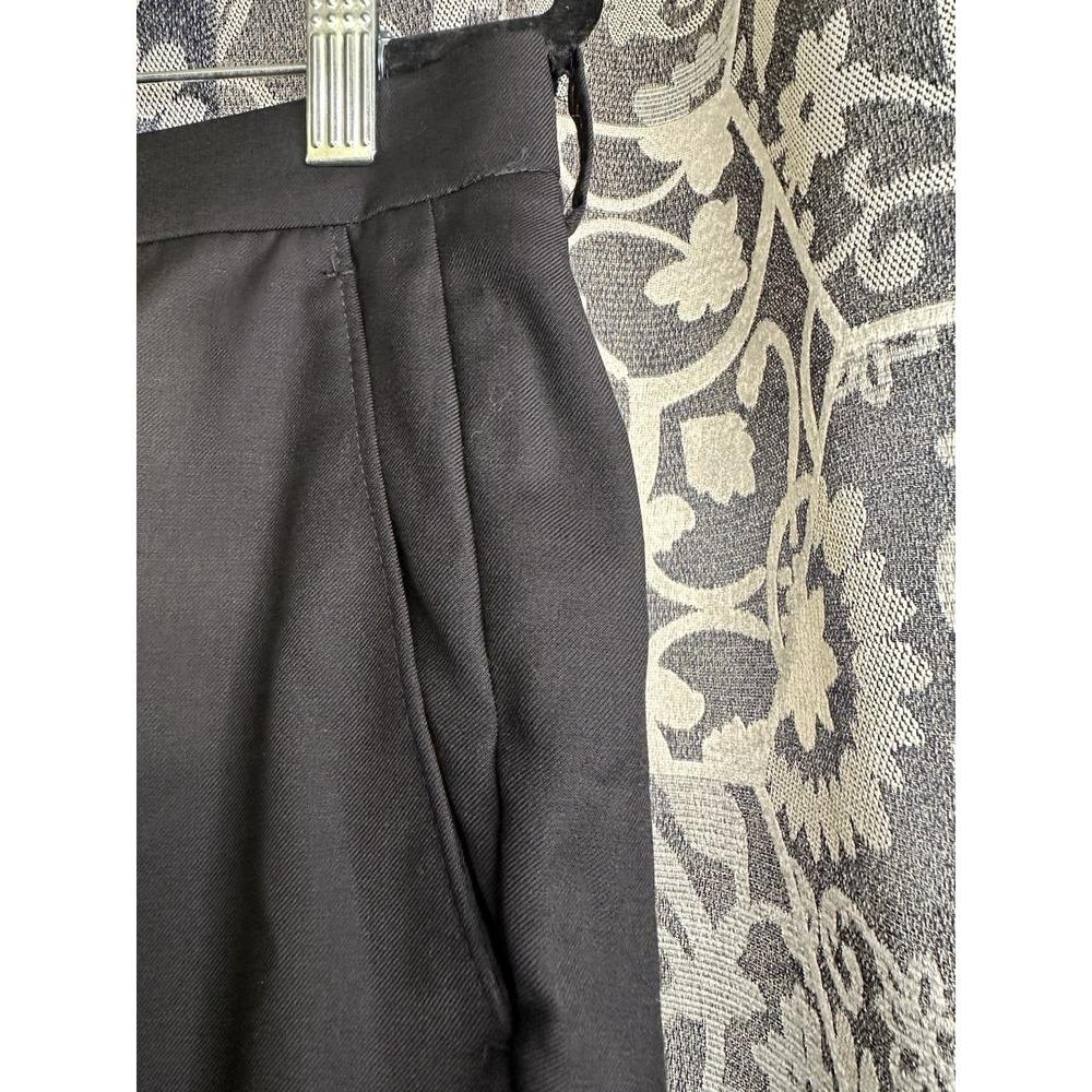 Lauren Ralph Lauren Men's Black Wool Blend Dress Pants Classic Fit Casual 34x30